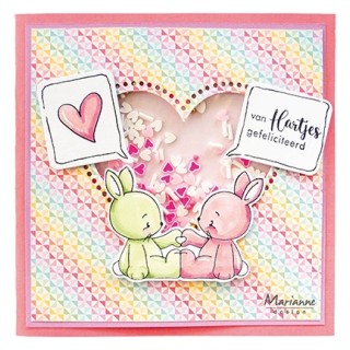 (CR1715)Craftables Open Hearts