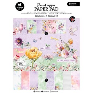 (SL-ES-DCPP413)Studio Light Pad Paper Flowers Essentials nr. 413