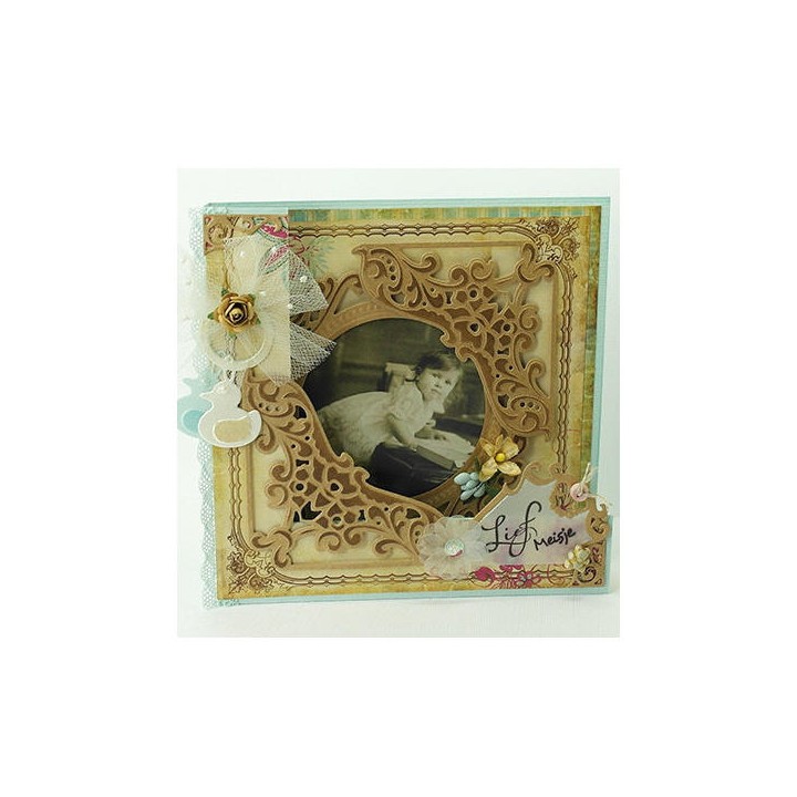 (LR0320)Creatables stencil Petra's large corner