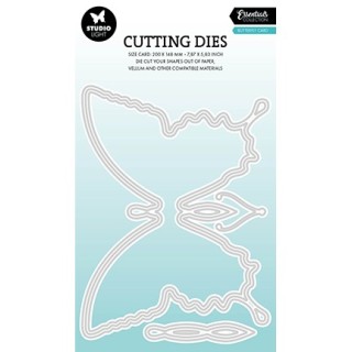 (SL-ES-CD1074)Studio Light Cutting Die Butterfly cardshape Essentials nr. 1074