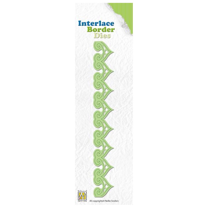 (ILD004)Nellie's Interlace Border Die ornament