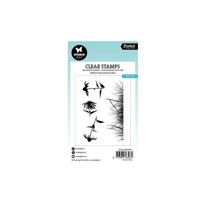 (SL-ES-STAMP912)Studio light Stamp Meadow Essentials nr. 912