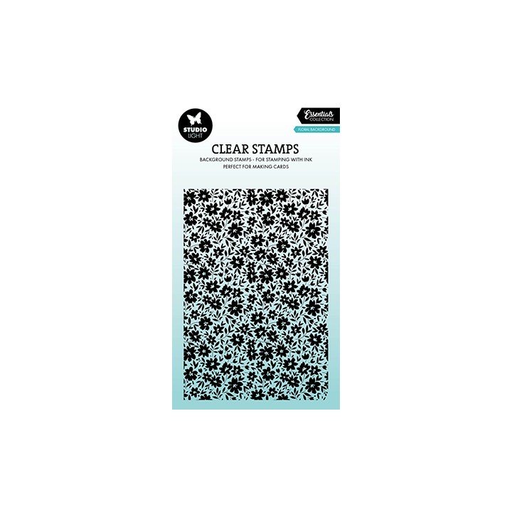 (SL-ES-STAMP918)Studio light Stamp Flower background Essentials nr. 918