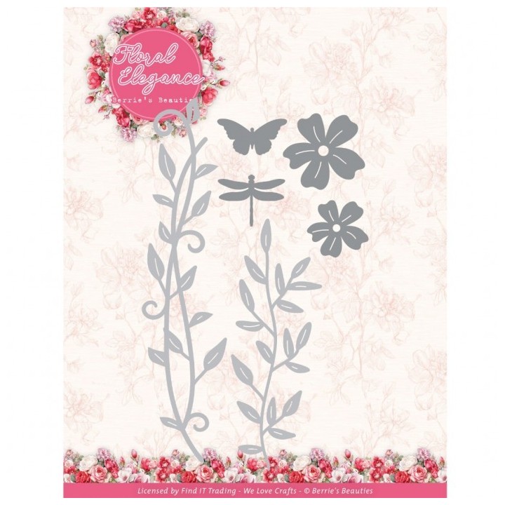 (BBD10085)Dies - Berries Beauties - Floral Elegance - Floral Branchees