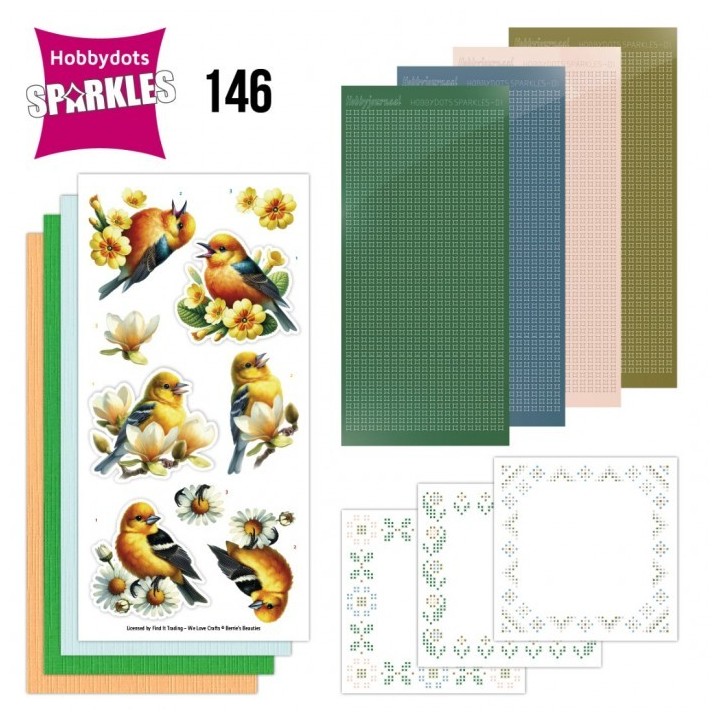 (SPDO146)Sparkles 146 - Yvonne Creations - Flowers and Bees