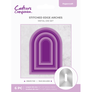 (CC-MD-SEAR)Crafter's Companion Stitched Edge Metal Die Arch