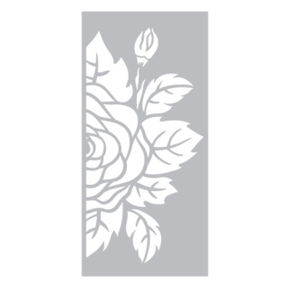 (NG-MF-STEN-DEC)Crafter's Companion Midnight Floral Decorative Stencils