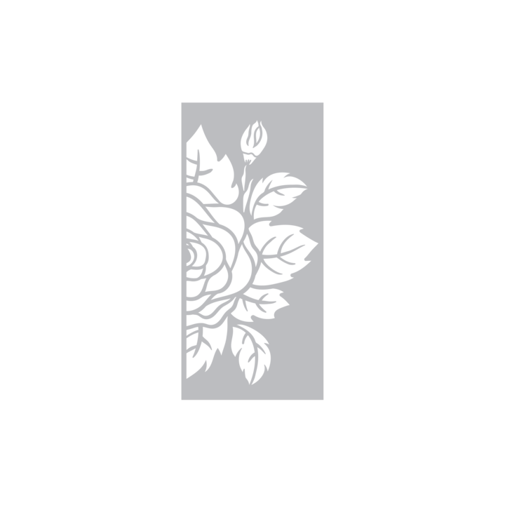 (NG-MF-STEN-DEC)Crafter's Companion Midnight Floral Decorative Stencils