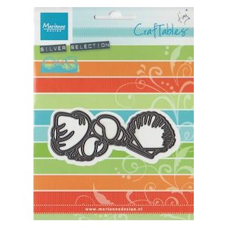 (CR1274)Craftables stencil Tiny's shells