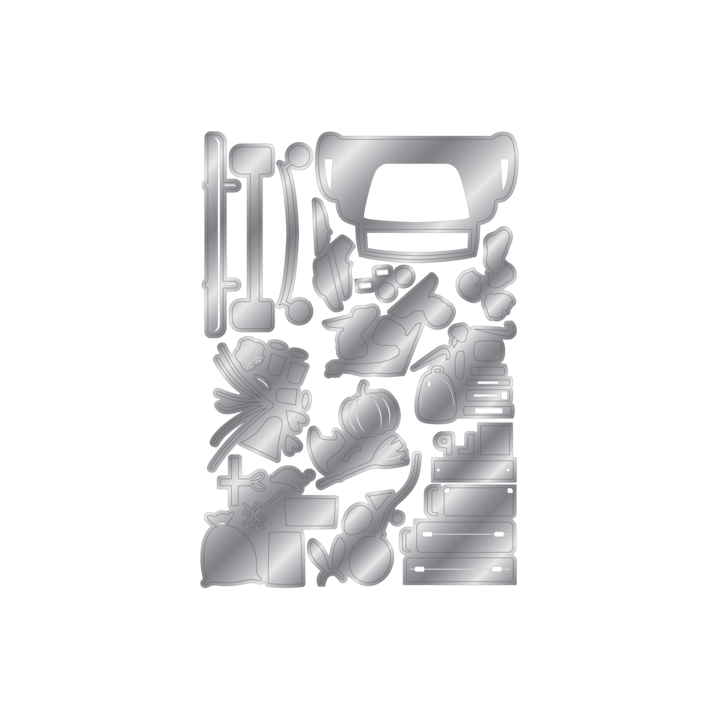 (CC-STD-SECA)Crafter's Companion Seasonal Car Stamp & Die