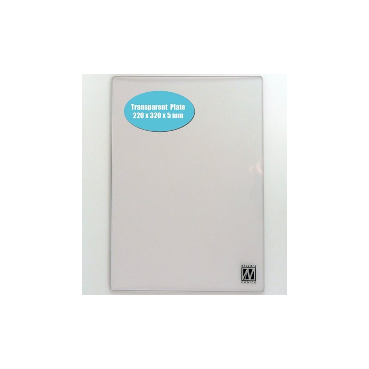 (TPPB001)Nellie's Choice transparent plate 220x320x5mm