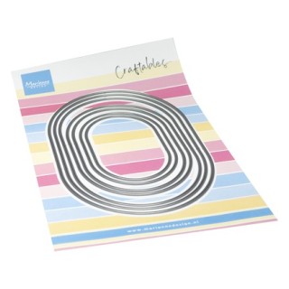 (CR1721)Craftables Basic dies - oval rectangle