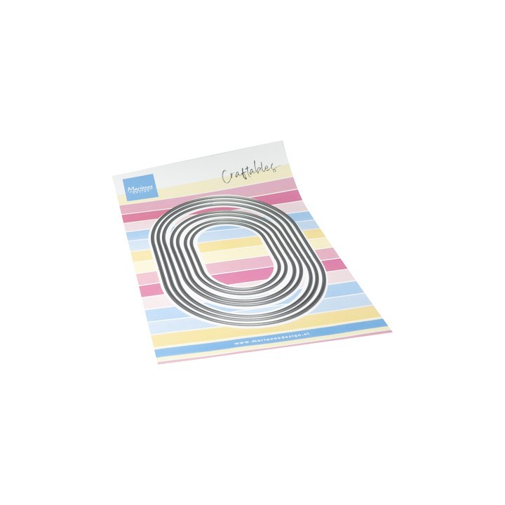 (CR1721)Craftables Basic dies - oval rectangle