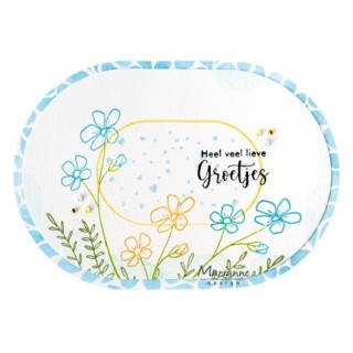 (CS1186)Clear stamp Silhouette Art - Thyme