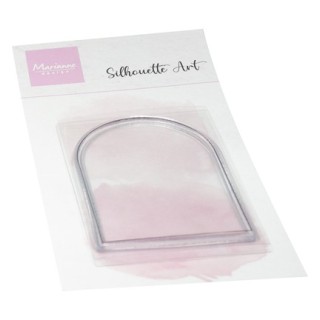 (CS1188)Clear stamp Silhouette Art - Dome frame