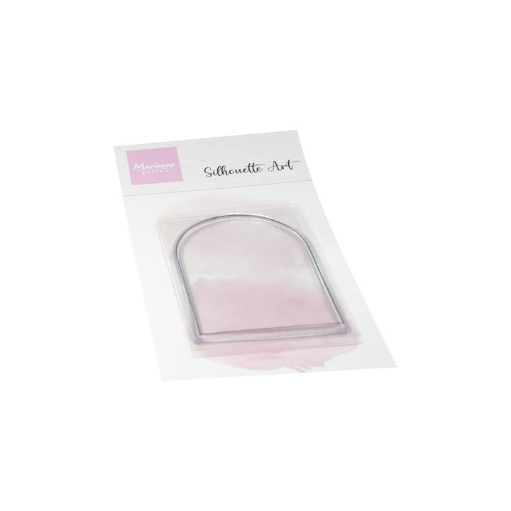 (CS1188)Clear stamp Silhouette Art - Dome frame