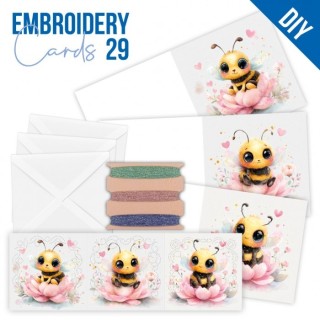 (STDOPP029)Stitch and Do PP cards 29 - Cute Bees