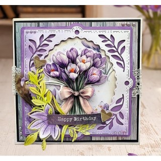 (BBD10086)Dies - Berries Beauties - First Blossoms - Leafy Frame
