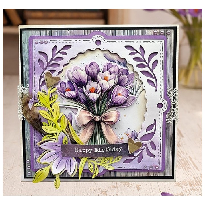 (BBD10086)Dies - Berries Beauties - First Blossoms - Leafy Frame