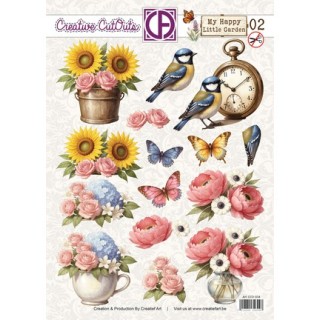 (CCO-034)3D Creative CutOuts My Happy Little Garden 02