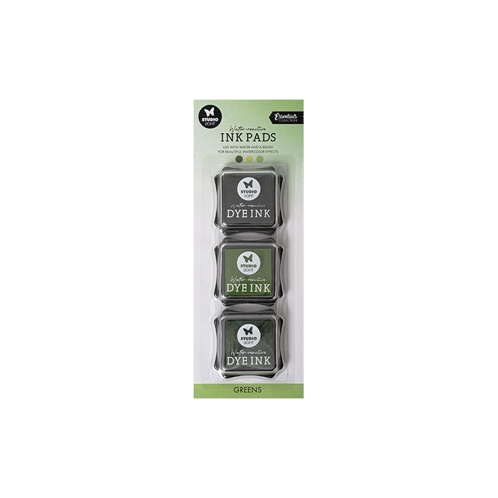 (SL-ES-INKP13)StudioLight SL Water-reactive Ink Pads Greens Essentials Tools nr.13