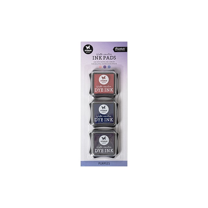 (SL-ES-INKP16)StudioLight SL Water-reactive Ink Pads Purples Essentials Tools nr.16