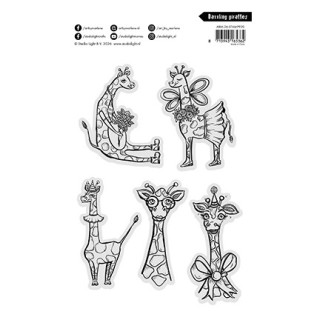 (ABM-26-STAMP920)Studio light Stamp Dazzling giraffes Art by Marlene nr. 920