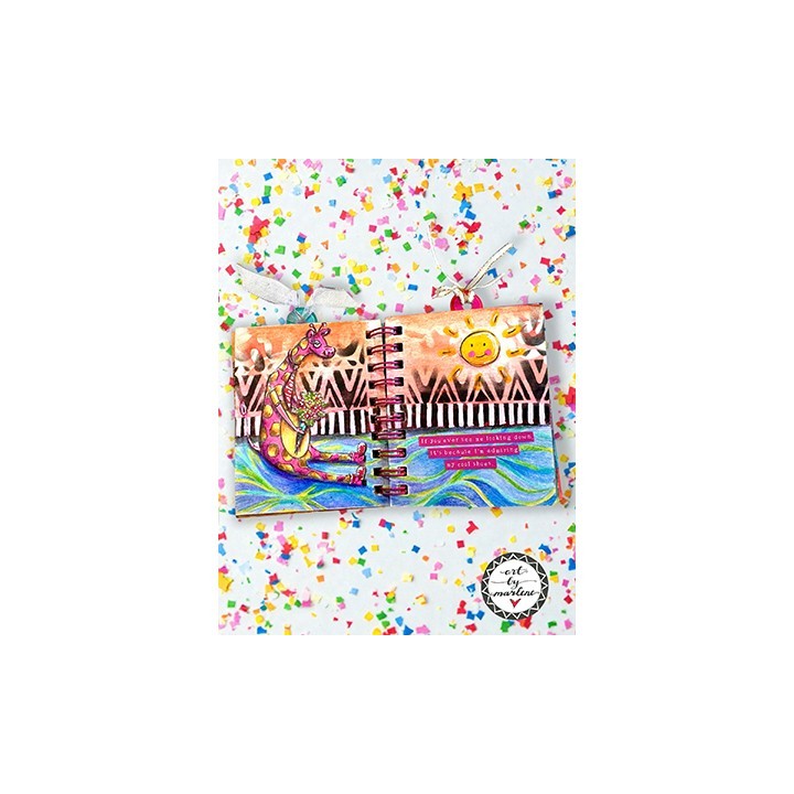 (ABM-26-STAMP920)Studio light Stamp Dazzling giraffes Art by Marlene nr. 920