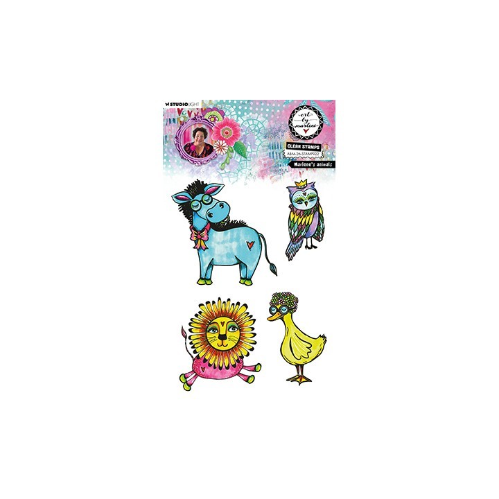 (ABM-26-STAMP922)Studio light Stamp Marlene's animals Art by Marlene nr. 922