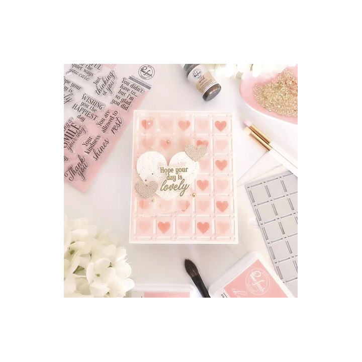 (309225)Pinkfresh Studio Artful Foundations Coverplate Die Refined Grid