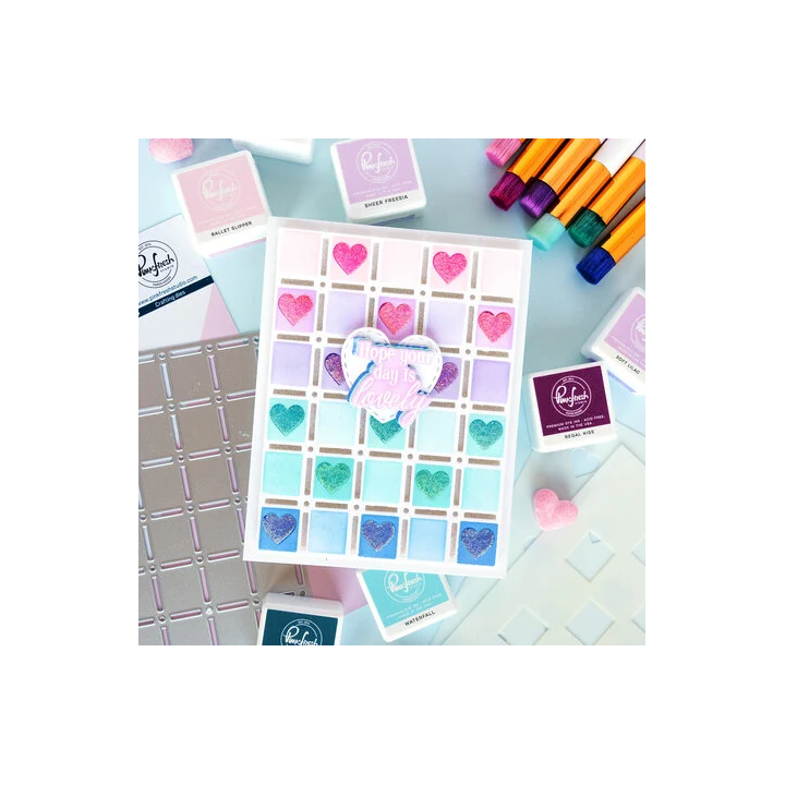 (309225)Pinkfresh Studio Artful Foundations Coverplate Die Refined Grid