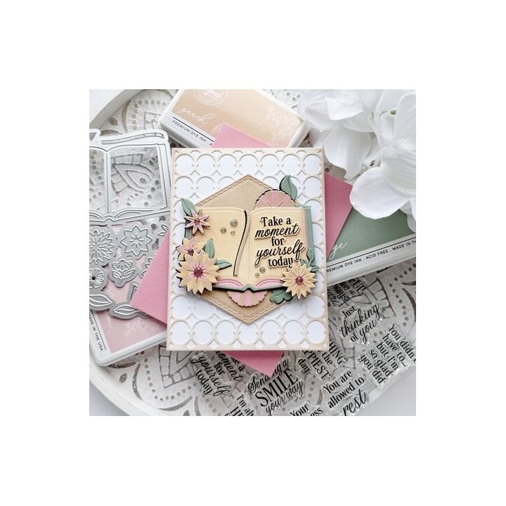 (309825)Pinkfresh Studio Artful Foundations Die Floral Tale