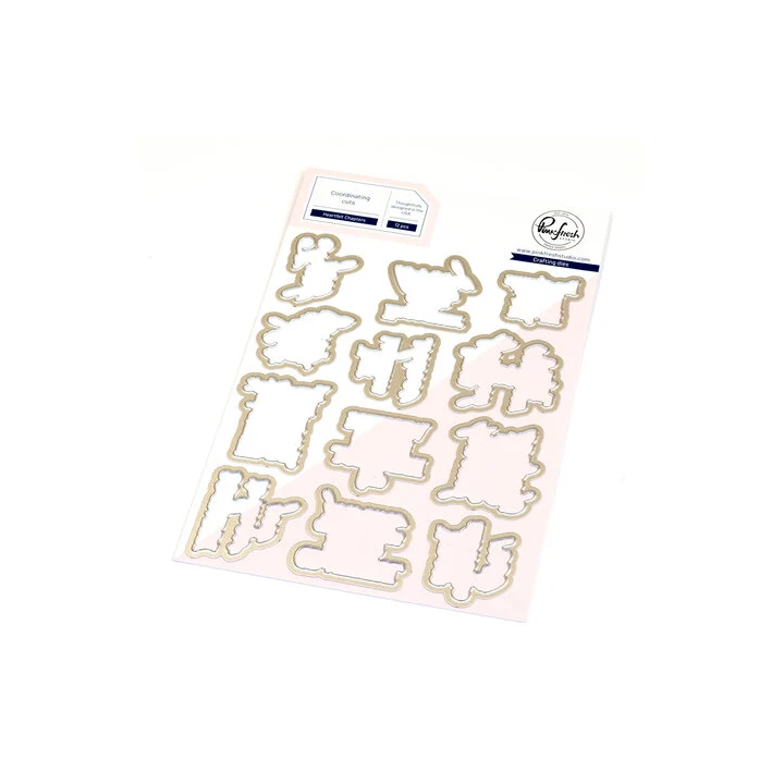 (310125)Pinkfresh Studio Artful Foundations Die Heartfelt Chapters