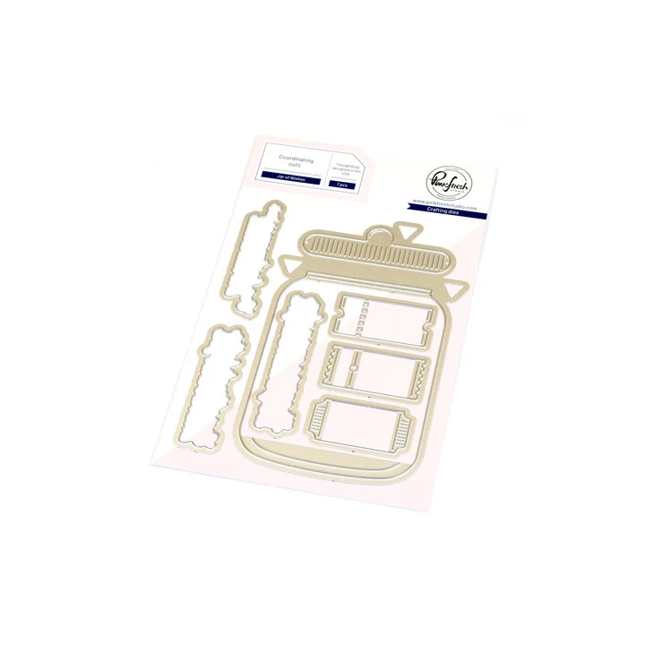 (310325)Pinkfresh Studio Artful Foundations Die Jar of Wishes