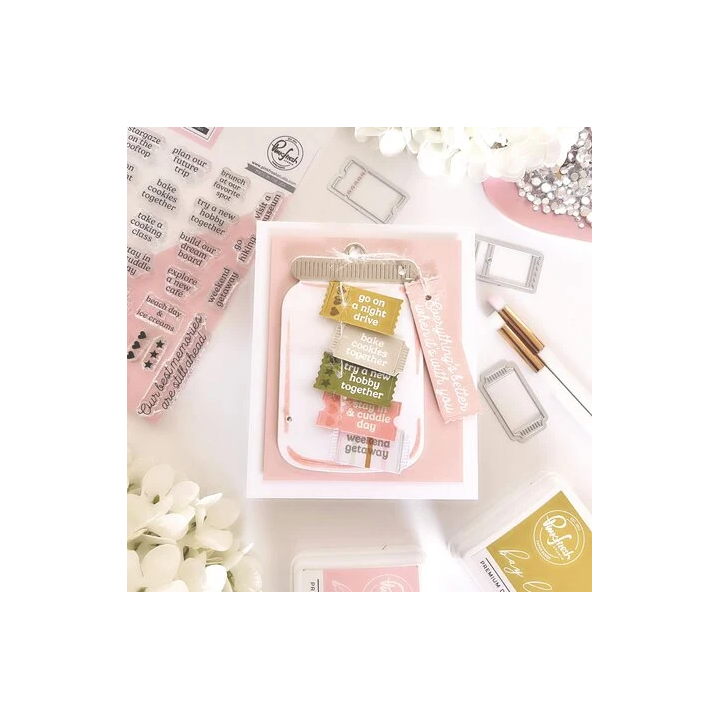 (310325)Pinkfresh Studio Artful Foundations Die Jar of Wishes