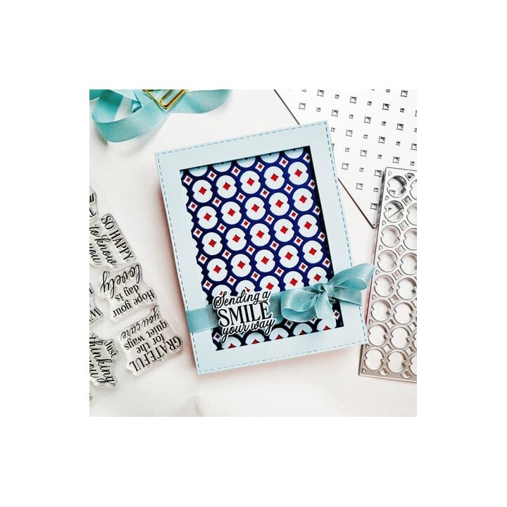 (310525)Pinkfresh Studio Artful Foundations Coverplate Die Dazzling Diamonds