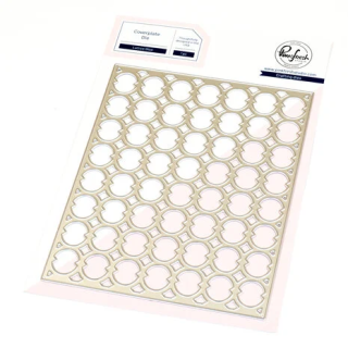(310625)Pinkfresh Studio Artful Foundations Coverplate Die Lattice Glow