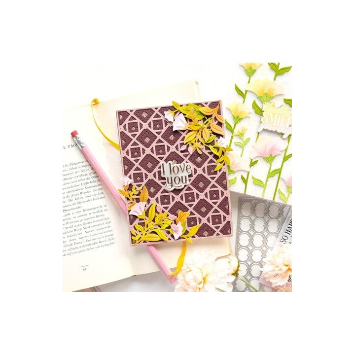 (310725)Pinkfresh Studio Artful Foundations Coverplate Die Diamond Delight