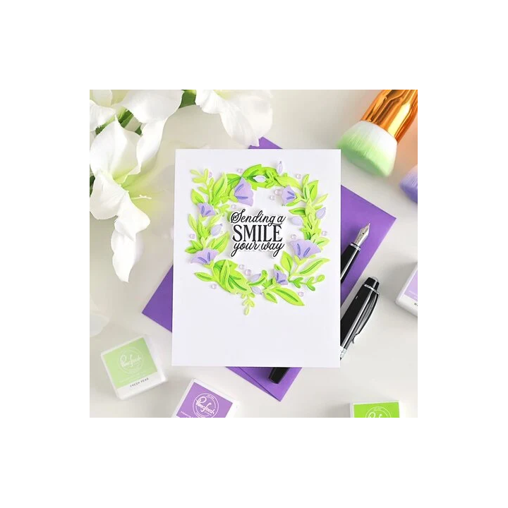 (310925)Pinkfresh Studio Artful Foundations Die Wild Meadow Wreath