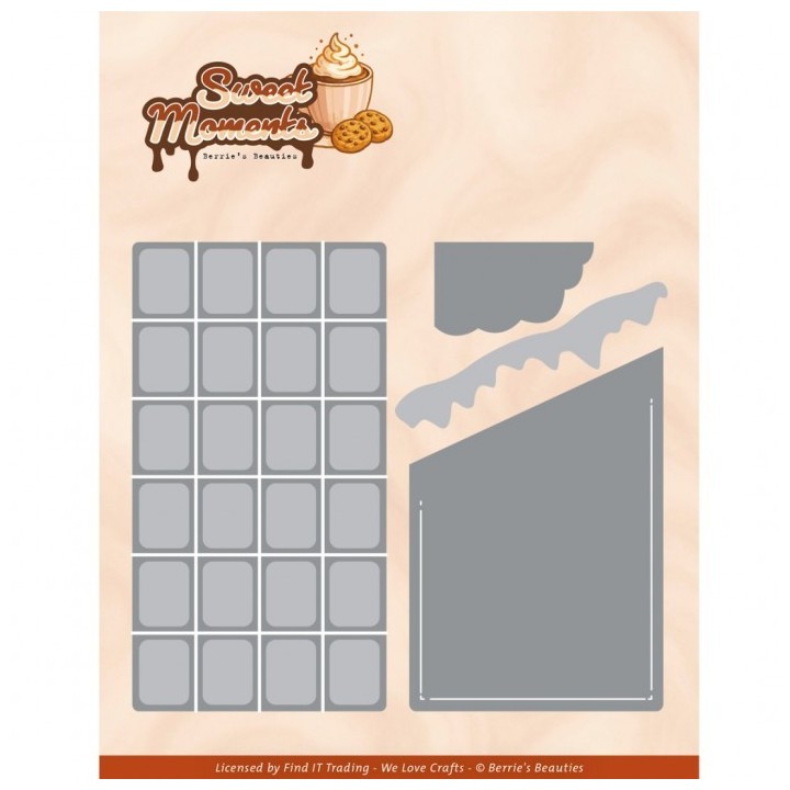 (BBD10090)Dies - Berries Beauties - Sweet Moments - Chocolate Bar