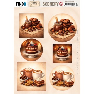 (BBSC10129)Scenery Push out - Berries Beauties - Sweet Moments