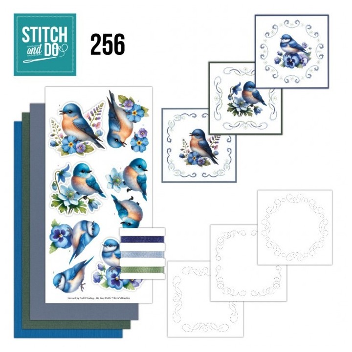 (STDO256)Stitch and Do 256 - Berries Beauties - Floral Elegance