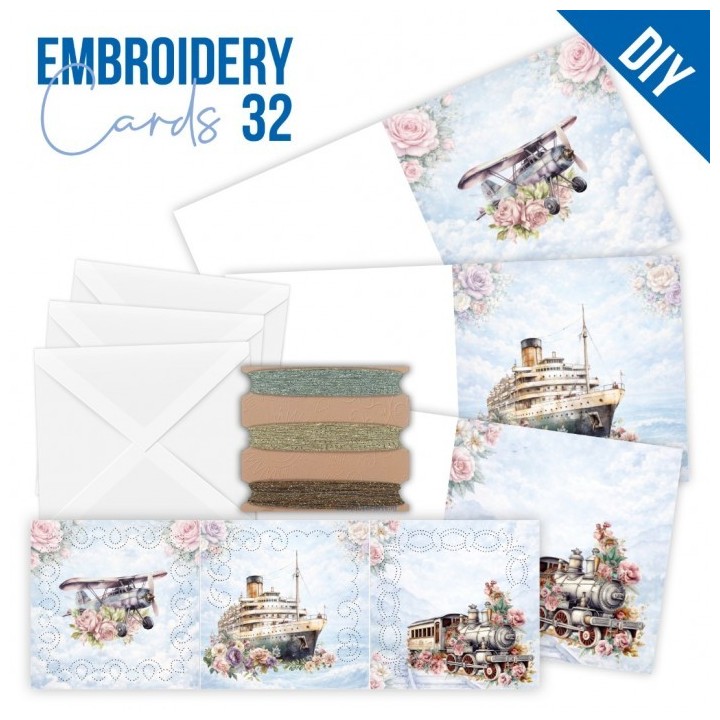 (STDOPP032)Stitch and Do PP cards 32 - Journeys in Bloom