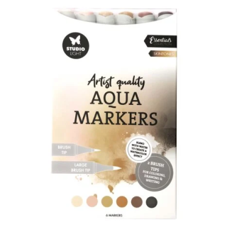(SL-CO-MARK50)Studio Light Aqua Markers Skintones
