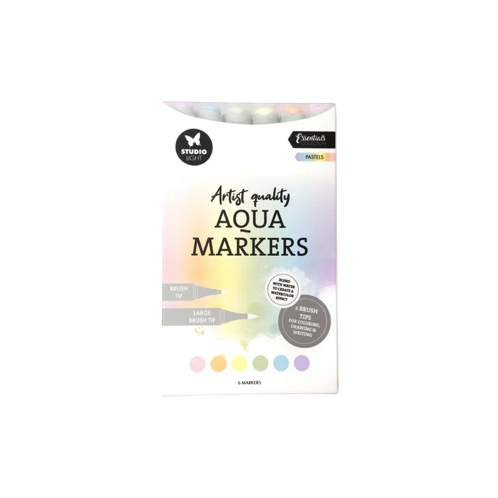 (SL-CO-MARK51)Studio Light Aqua Markers Pastels