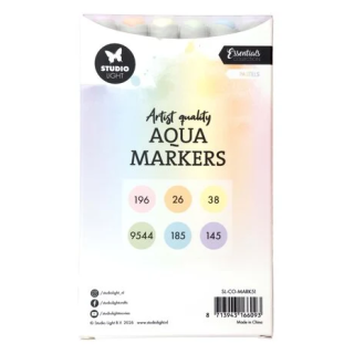 (SL-CO-MARK51)Studio Light Aqua Markers Pastels