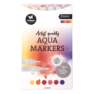 (SL-CO-MARK54)Studio Light Aqua Markers Dahlia