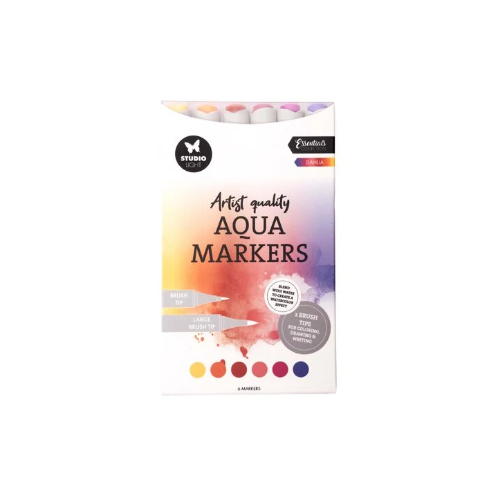 (SL-CO-MARK54)Studio Light Aqua Markers Dahlia