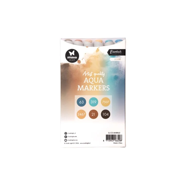 (SL-CO-MARK62)Studio Light Aqua Markers Desert