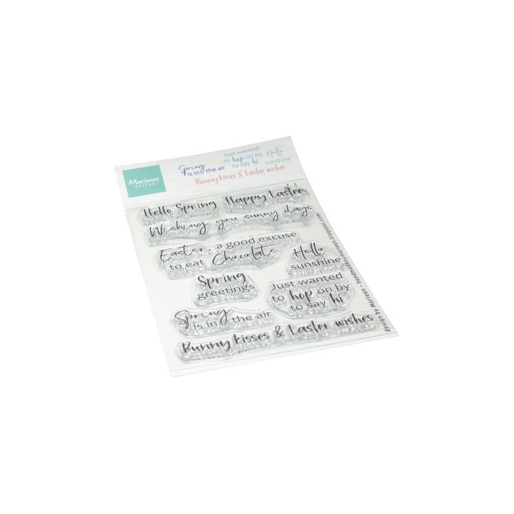 (CS1194)Clear stamp Spring is in the air by Marleen